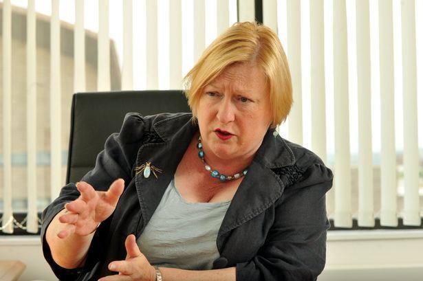Edwina Hart Business Minister Edwina Hart praises progress of Cardiff