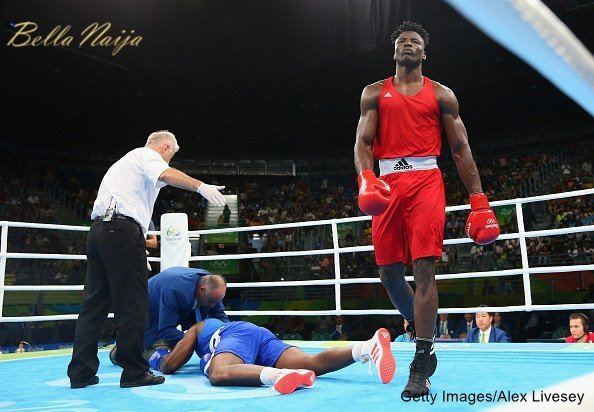 Efe Ajagba Progress Nigeria39s Men39s Basketball team amp Boxer Efe Ajagba beat