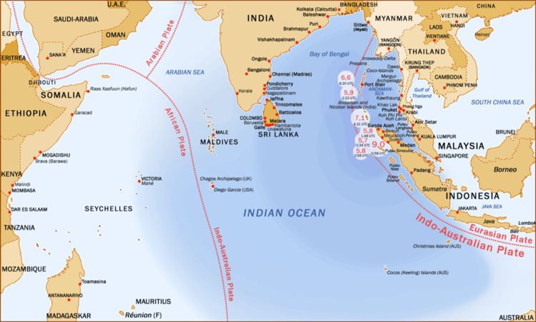 Effect of the 2004 Indian Ocean earthquake on India