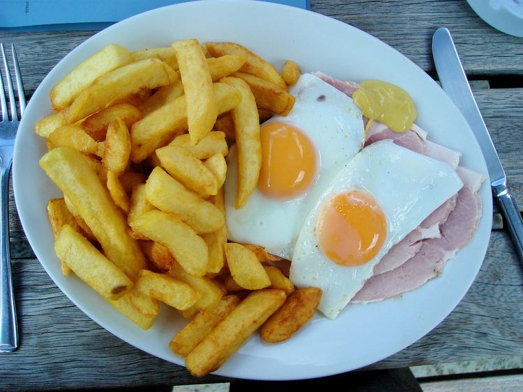 Egg and chips ham egg amp chips pt 22 I Turned off the a34 on my way to Flickr