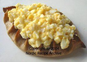Egg butter Egg and butter spread