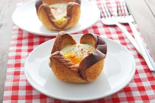 Egg in the basket Eggs In a Basket Healthy Recipes