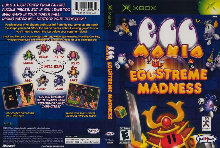 Egg Mania: Eggstreme Madness Egg Mania Eggstreme Madness Cover Download Microsoft Xbox Covers