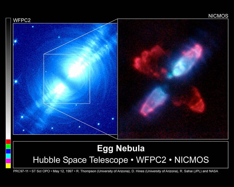 Egg Nebula Shells in the Egg Nebula NASA