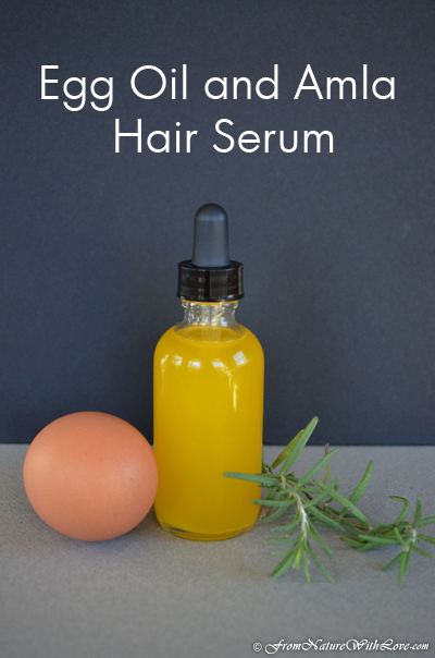Egg oil The Natural Beauty Workshop Egg Oil amp Amla Hair Serum