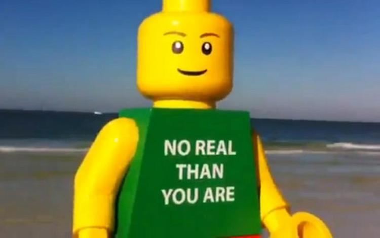 Ego Leonard Another large LEGO man appears this time on beach in