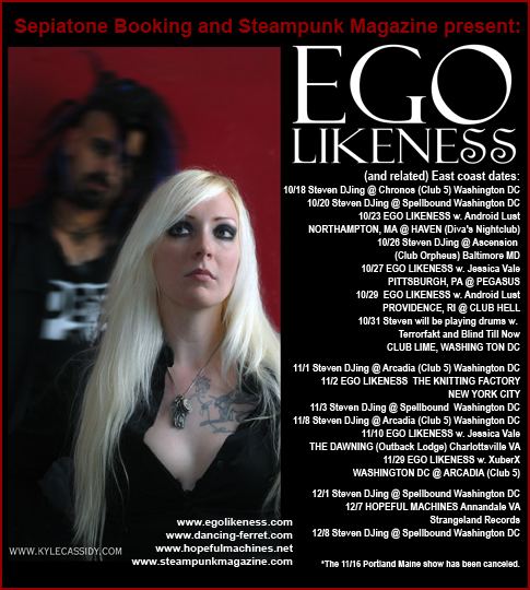 Ego Likeness Steampunk Magazine On Tour With Ego Likeness