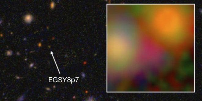 EGSY8p7 EGSY8p7 o galaxie foarte ndeprtat SciNews