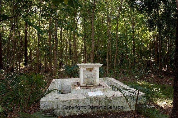 Ehelepola Nilame DOMINIC SANSONI The grave of Ehelepola at St Andre Forest Mauritius