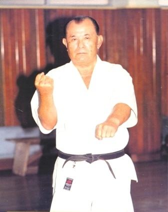 Eiichi Miyazato Sanchin Three battle Okinawa GojuRyu KarateDo Kyokai