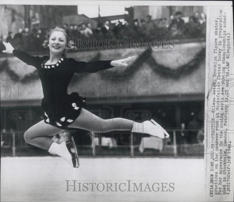 Eileen Seigh 1946 Press Photo Eileen Seigh Brookly Figure Skater eBay