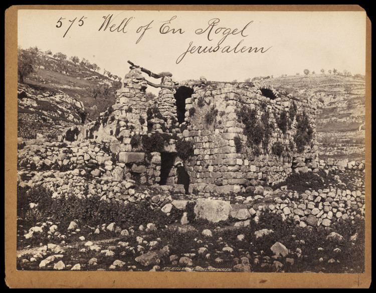 Ein Rogel Well of En Rogel Jerusalem Frith Francis VampA Search the Collections