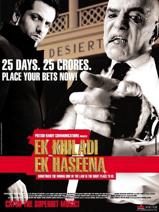 Ek Khiladi Ek Haseena (film) Ek Khiladi Ek Haseena Movie Poster 2 of 10 IMP Awards