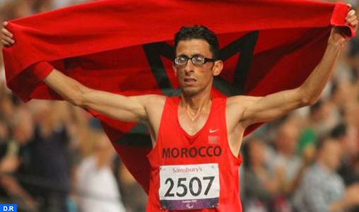 El Amin Chentouf Moroccos El Amin Chentouf Wins London Paralympic Marathon