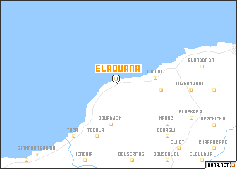 El Aouana El Aouana Algeria map nonanet