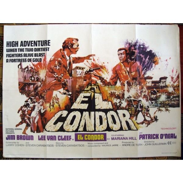 El Condor (film) El Condor 1970 Original British Quad