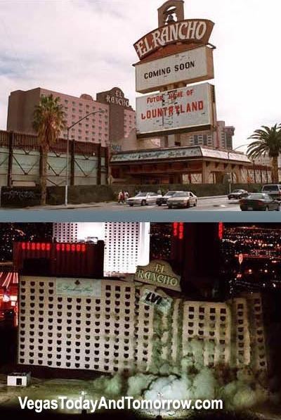 El Rancho Hotel and Casino Las Vegas Implosions