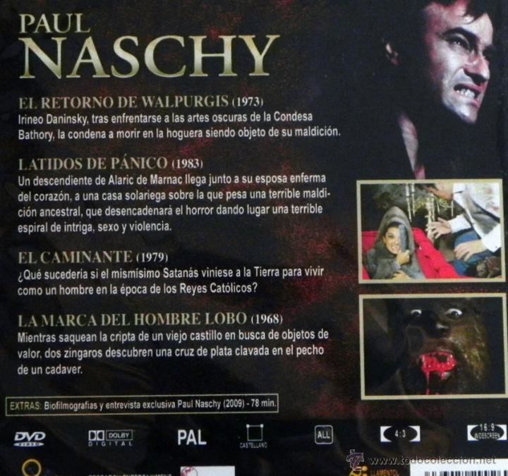 El Retorno de Walpurgis paul naschy 4 pelculas dvds terror el retorno Comprar Pelculas