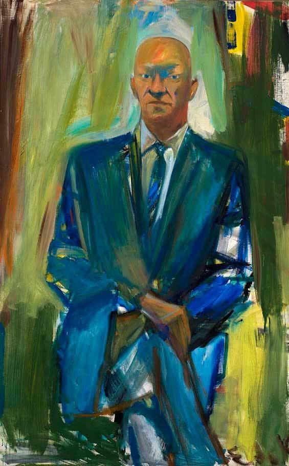 Elaine de Kooning Portrait of Jack Greenbaum Elaine de Kooning WikiArtorg