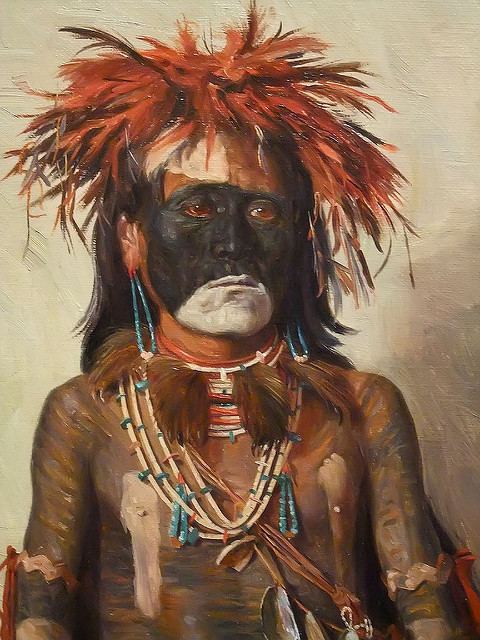 Elbridge Ayer Burbank HoMoVi Moqui by Elbridge Ayer Burbank 1898 Oil on Canvas