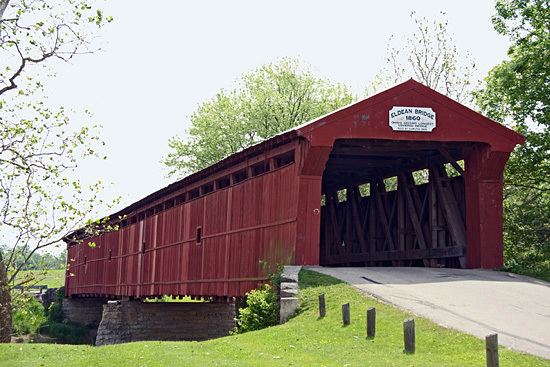 Eldean Covered Bridge 1955 The Eldean Covered Bridge prerefurbishing Remarkable Ohio