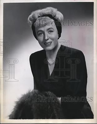 Eleanor Wilson McAdoo 1946 Press Photo Eleanor Wilson Mcadoo Radio Commentator Author