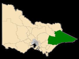 Electoral district of Gippsland East httpsuploadwikimediaorgwikipediacommonsthu