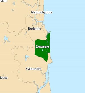 Electoral district of Kawana httpsuploadwikimediaorgwikipediacommonsbb