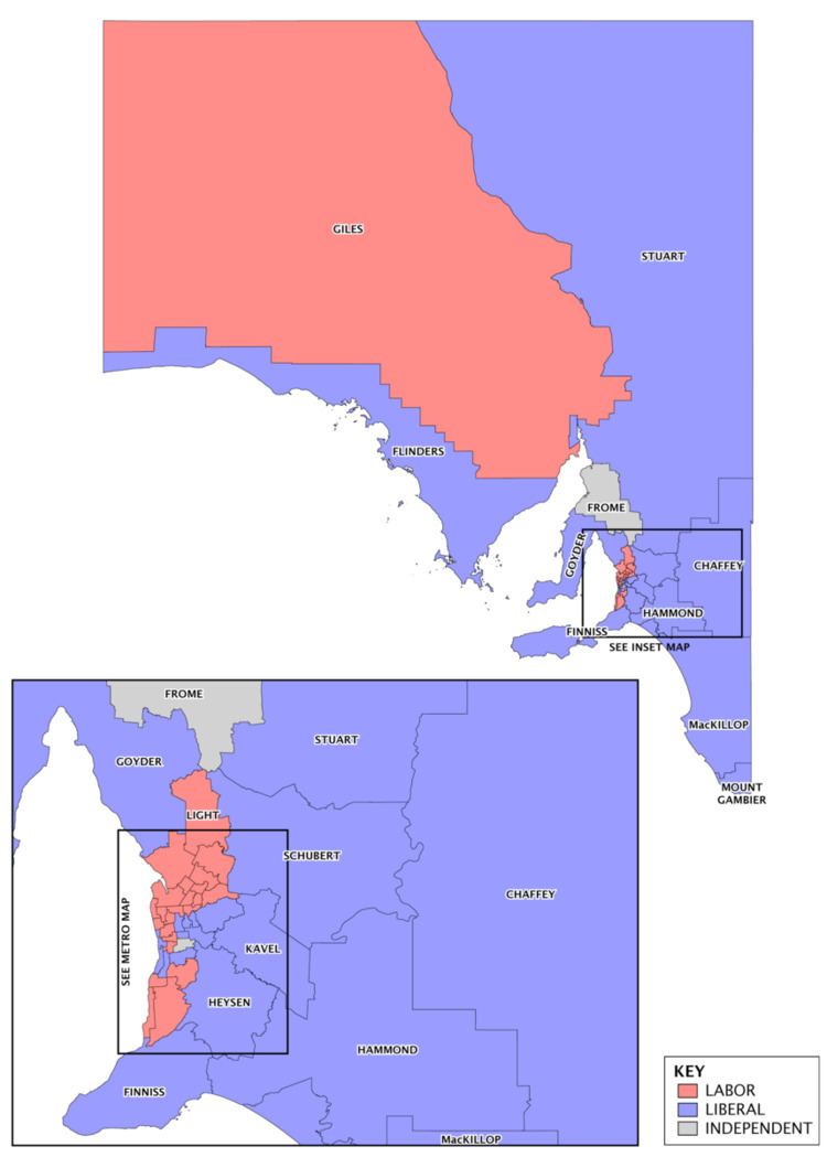 Electoral districts of South Australia