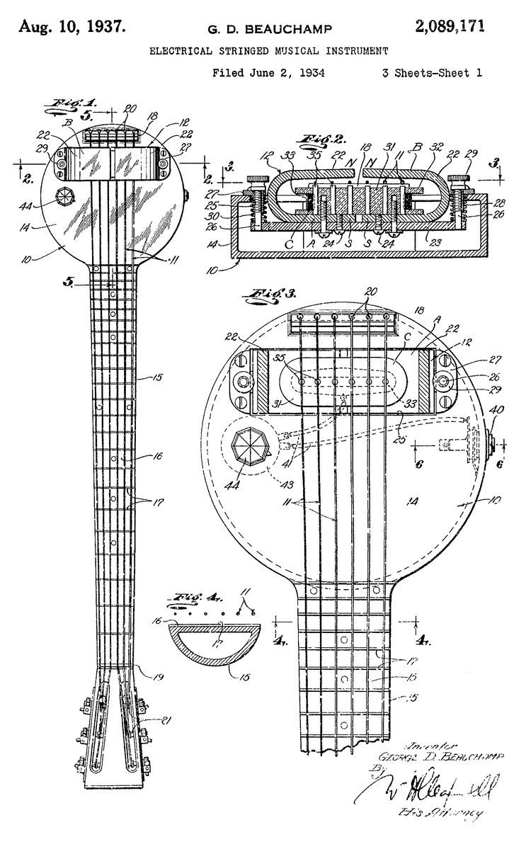 Electric guitar design