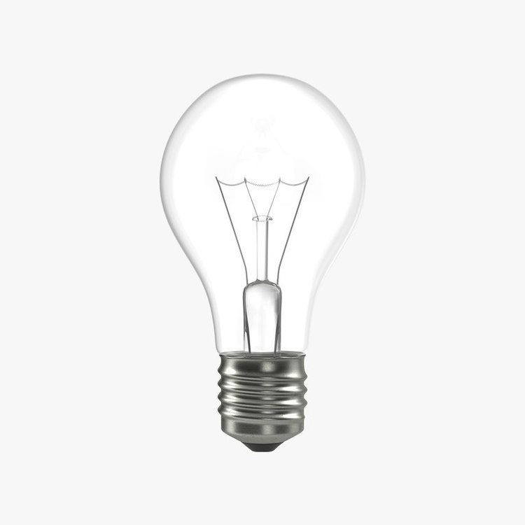 Electric light 3d electric light bulb