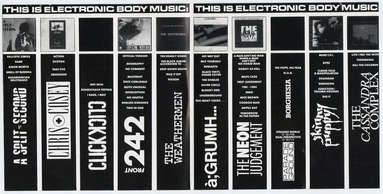 Electronic body music Front 242 Collector Compilation of the Week This Is Electronic