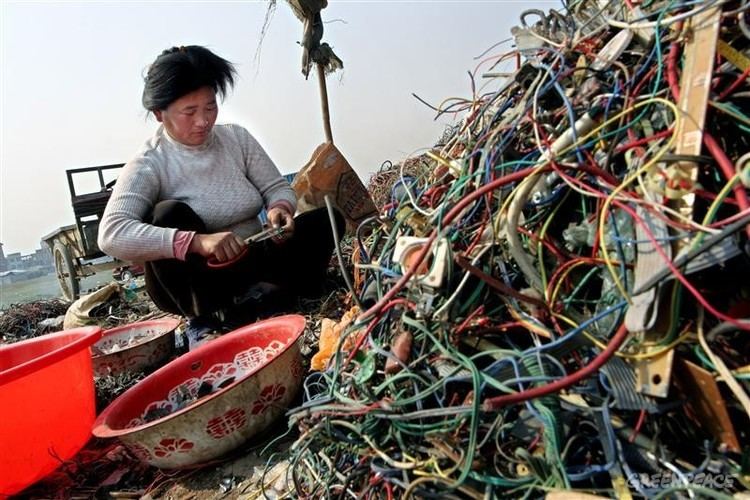 Electronic waste in Guiyu Guiyu An EWaste Nightmare Greenpeace East Asia