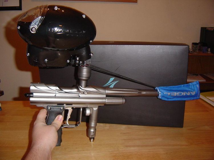 Electropneumatic paintball marker