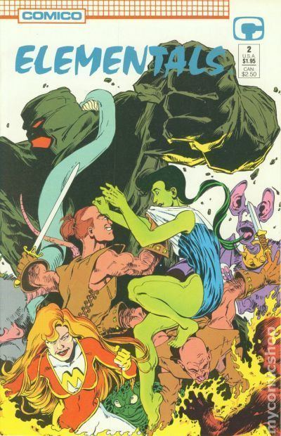 Elementals (Comico Comics) Elementals 1989 2nd Series Comico comic books