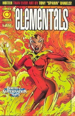 Elementals (Comico Comics) Elementals 1995 3rd series Comico comic books