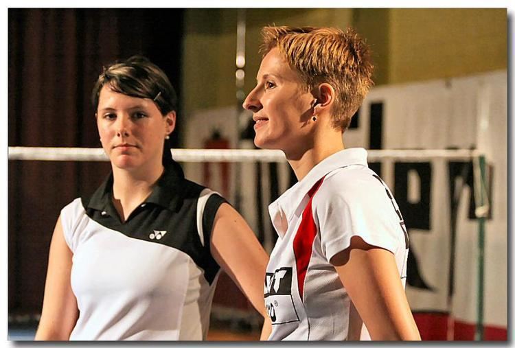 Elena Nozdran Sverine et Elena Nozdran Badminton