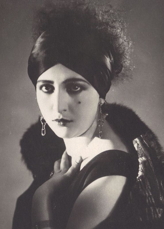 Elena Sangro Elena Sangro Italian Silent Movie Star circa 1920s