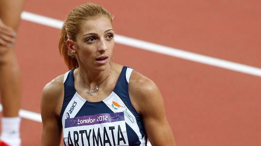Eleni Artymata Cyprus secures gold in women39s 200m in Mediterranean Games