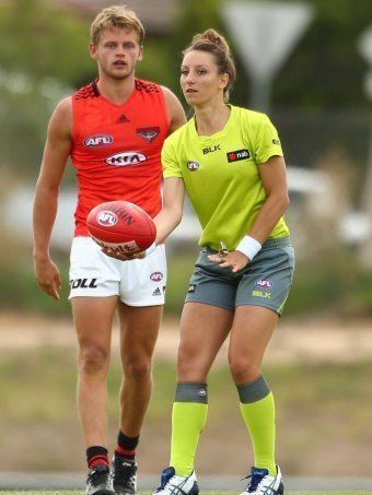 Eleni Glouftsis Eleni Glouftsis named as AFL39s first female field umpire to