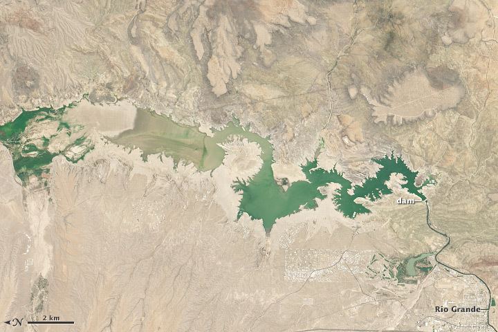 Elephant Butte Reservoir Drought Dries Elephant Butte Reservoir Image of the Day