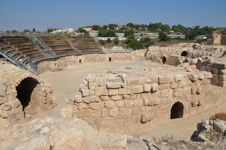 Eleutheropolis FileRoman Amphitheatre built by the Roman army units stationed