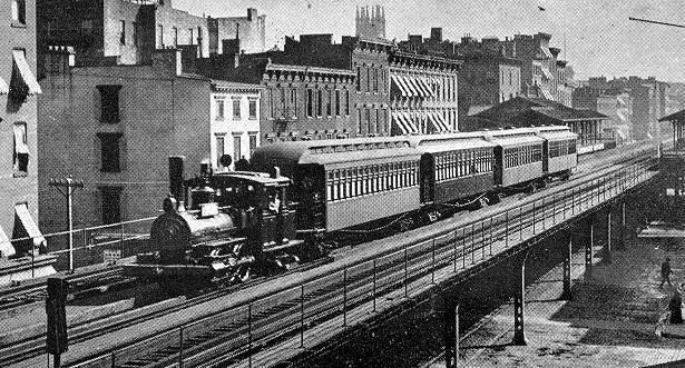 Elevated railway New York Elevated Railroad