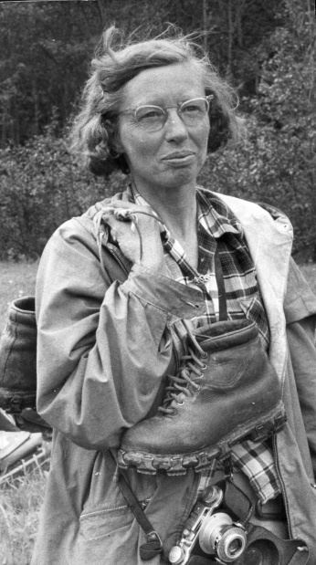 Elfrida Pigou Mountaineer Elfrida Pigou in a 1957 photo