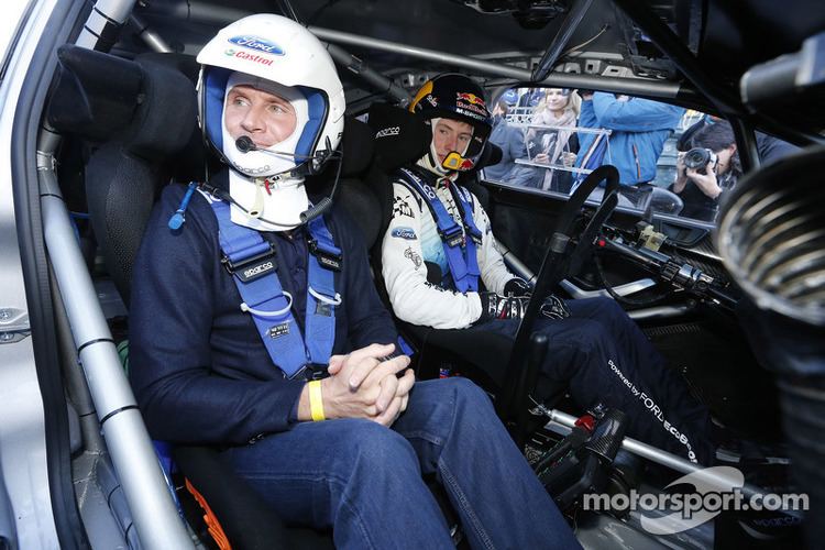 Elfyn Evans Elfyn Evans and David Coulthard at Rallye Monte Carlo