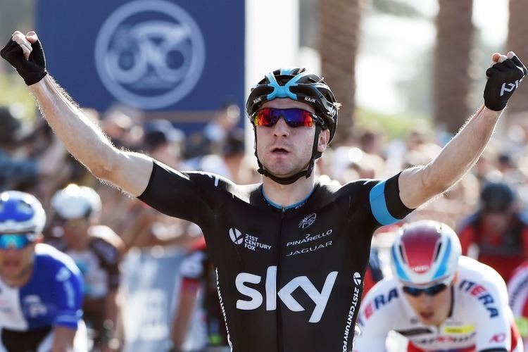 Elia Viviani Dubai Tour 2015 Team Sky39s Elia Viviani wins stage two
