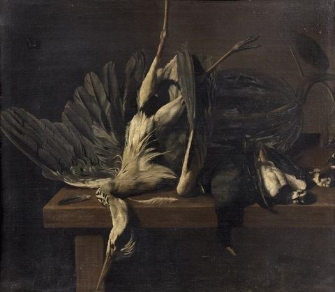 Elias Vonck Nature morte au heron by Elias Vonck on artnet