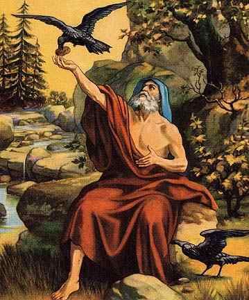 Elijah fed by a raven