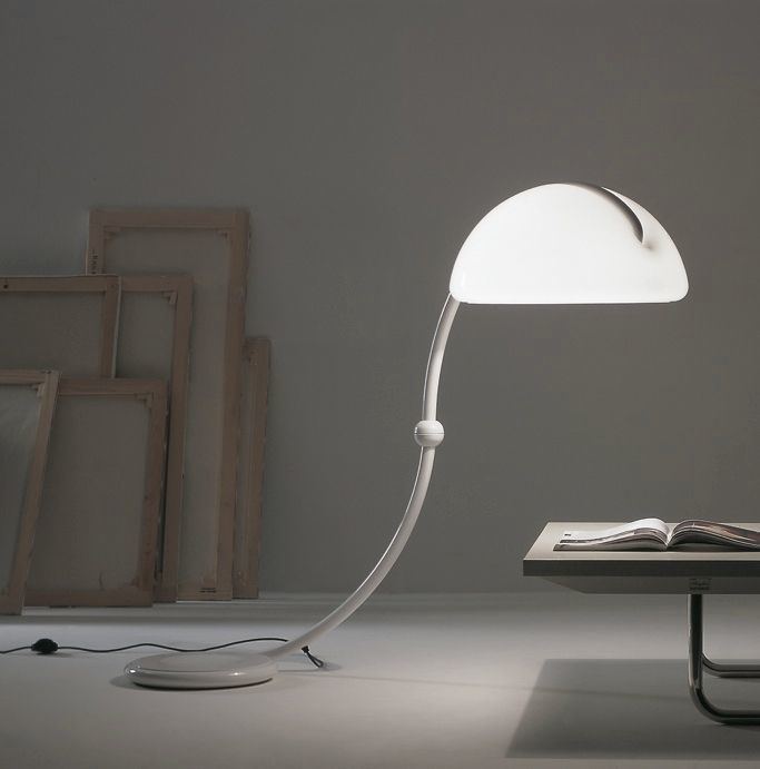 Elio Martinelli Floorstanding lamp original design metal by Elio Martinelli