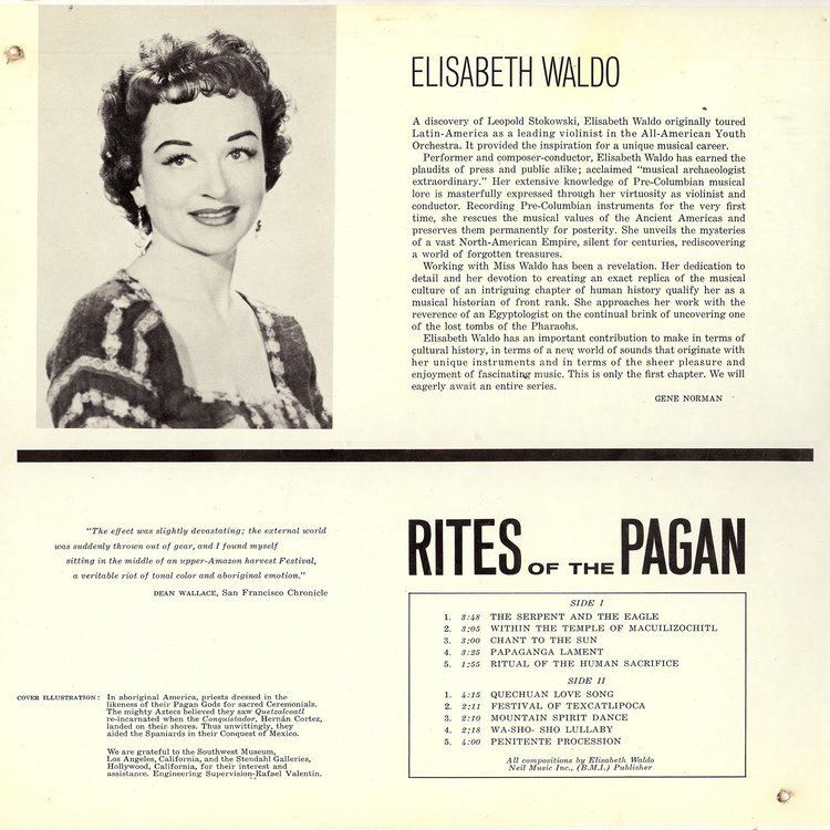 Elisabeth Waldo Elisabeth Waldo and Her Concert Orchestra Rites Of The Pagan